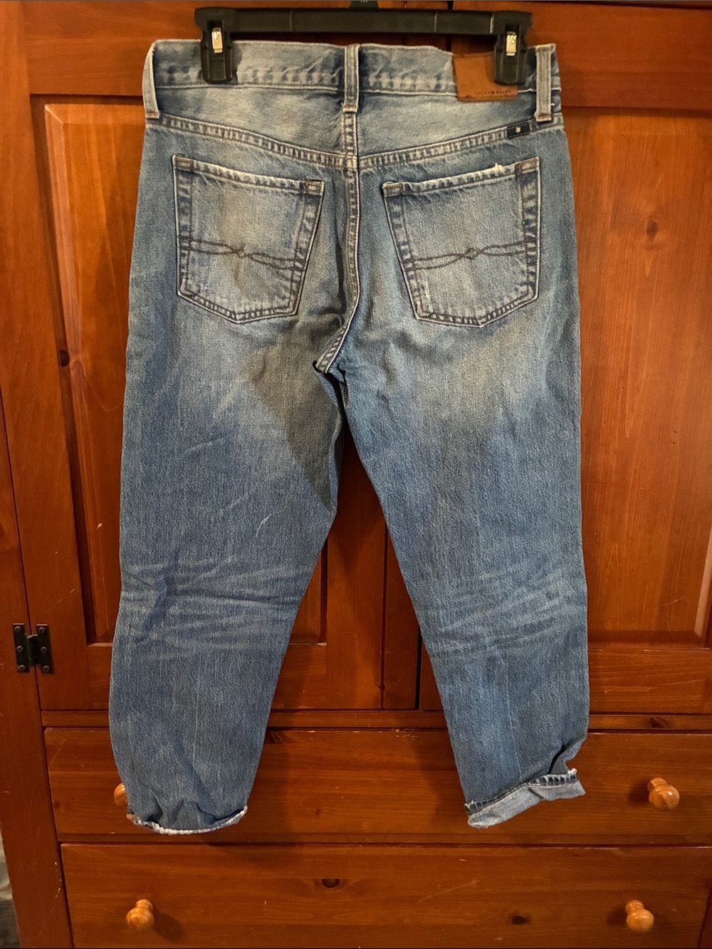 Lucky Brand Women's Dylan Boyfriend Jeans in Light Blue Wash 0/25 - Picture 2 of 5